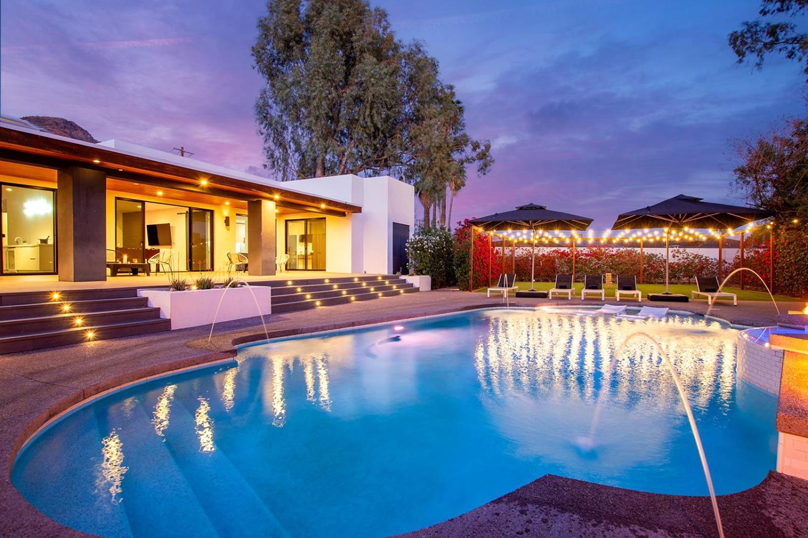 Luxury Micro-Resort, Theater, Sauna, Heated Pool Phoenix Eksteriør bilde